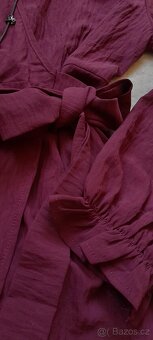 Shein elegantní zavinovací šaty s páskem - 6