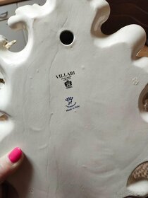 Starožitné luxusní barokní porcelánové Hodiny. Signováno 4x. - 6