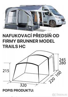 Nafukovací předstan na dodávku - 6