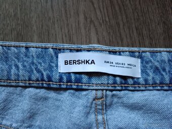 Džíny / rifle široké s kapsami Bershka vel. 34 - 6