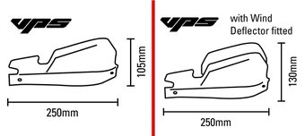 Plasty VPS pro Barkbustes chrániče - černé s černým rozšířen - 6