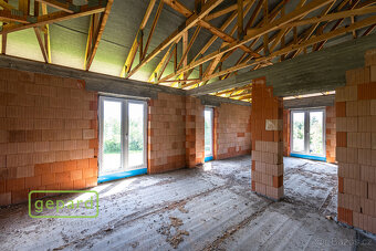 Prodej rozestavěného rodinného domu 200m2 s pozemkem 770m2,  - 6