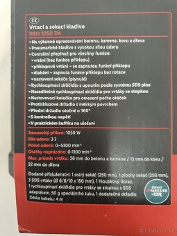 Parkside vrtací a sekací kladivo, silné, NOVÉ, Zásilkovna - 6