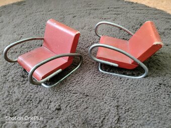 Starožitná retro křesílka od Halabaly - Funkcionalismus - 6
