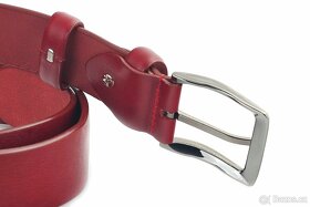 Pánský kožený opasek M4019 o šířce 4 cm - 6