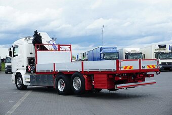 Scania G490 6x2 - valník s hydraulickou rukou 3220 - 6