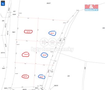 Prodej pozemku k bydlení, 1200 m², Litochovice - 6
