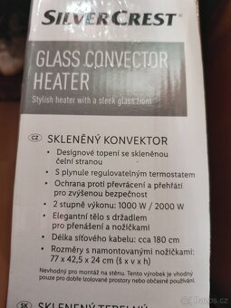 Silvercrest Skleněný přímotop SGH 2000 B3 - 6