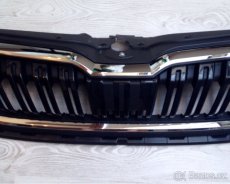 MASKA GRILL ŠKODA KAMIQ rs vrs mrizka LACK CHROM - 6