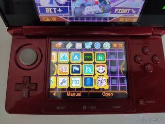 Nintendo 3DS Flare Red + homebrew hack a 64GB karta - 6