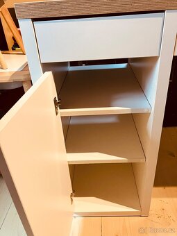 Psací stůl Ikea Micke bílá/antracit - 6