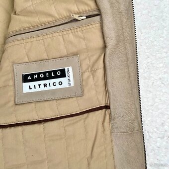 Pánská kožená bunda sako C&A vel. S/48 - 6