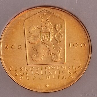 R Stříbrná mince 100 Kčs PROOF 1983 Karel Marx,1.975 ks - 6