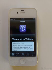 Retro mobil iPhone 4 iOS 6.1.3 Jailbreak + nový displej - 6