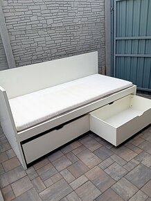 Prodám postel IKEA + Matrací 90cm x 200cm - 6