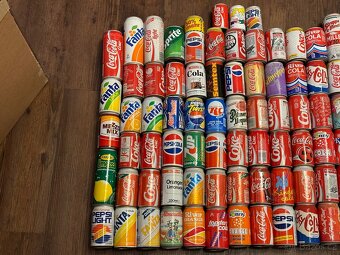 Staré plechovky Coca Cola , Pepsi, Sprite , Fanta - 6