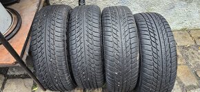 Disky 4x114,3 , zimní pneu 185/60/14 7,5mm - pošlu - 6