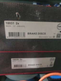 Mazda CX-7 Brzdove kotouče brzdové destičky N - 6