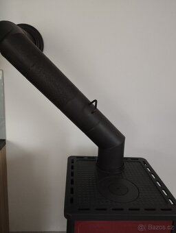Krbová kamna litinová s výměníkem 12,5kw - 6