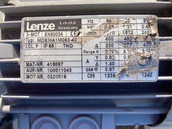 Elektrické motory Lenze a Sew Eurodrive - 6