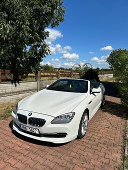 BMW 650i Cabrio - alpinweiss, 4,4 V8. Serviska - 6