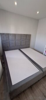 Čalouněná postel 220x220 cm - 6