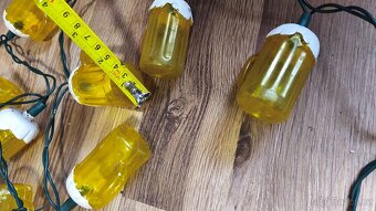 Světelný řetěz,pivní půllitry. - 6