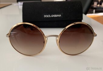 Dolce Gabbana - kulaté dámské sluneční brýle - 6
