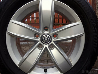 ZÁNOVNÍ ZIMNÍ ORIGINÁL VW 16" 5x112 pneu 205/60R16 - 6