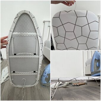 Napařovací žehlička, ramínka a žehlicí prkno - 6