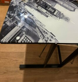 Sklenený stôl New York - 6