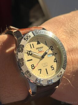 Seiko 5 Sports / béžový ciferník - 6