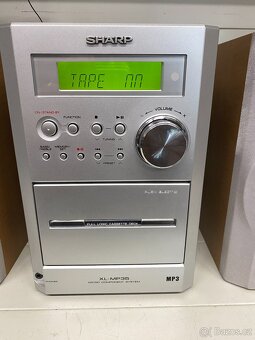 Mikrověž Sharp XL-MP35H kazeta CD AUX - 6