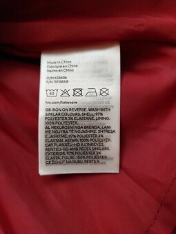 Sametové slavnostní/ vánoční šaty H&M, vel. 86 - 6