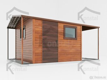Zahradní domek 4x3m plus 2 přístřešky - 6