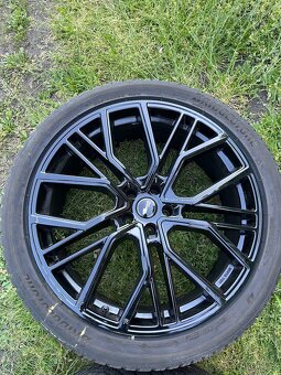 Prodám alu Brock 5x112 r22 zimní pneu 285/40/22 - 6