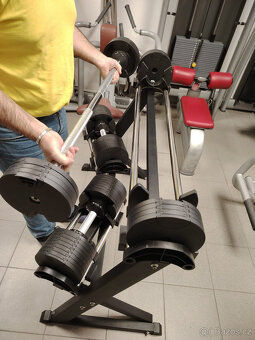 Činky s nastavitelným závažím až 36kg - nové - 6