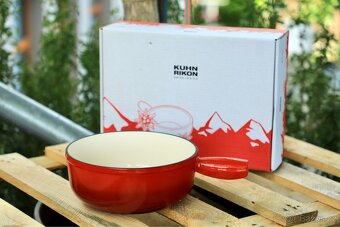 Kuhn Rikon kastrol Litinový Swiss made - 6