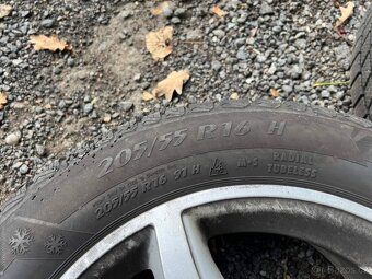 167. sada zimní alu kola 205/55 r16 5x112 VW Škoda - 6