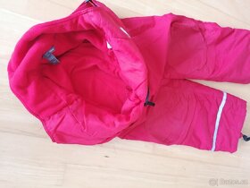 Červené oteplovací dívčí kalhoty vel. 134, H&M - 6
