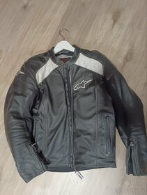Kalhoty Alpinestars kůže, vel. 48, bunda vel. 50 - 6