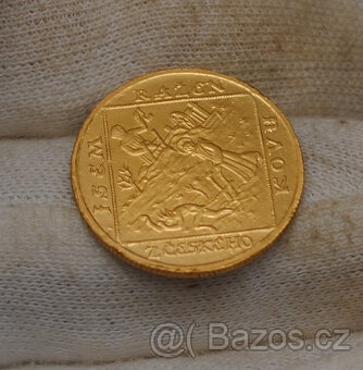 2 dukátová medaile 1928 - JSEM RAŽEN - 6
