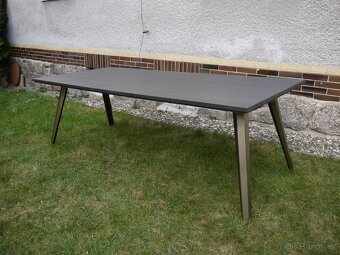 Jídelní stůl City – 230 cm – antracit / kovové nohy - 6
