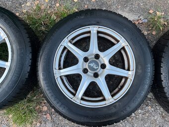 Alu kola 5x100, Škoda, VW, Seat atd, 195/65/15 6mm zimní - 6