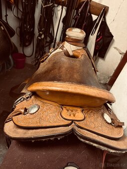 Westernové sedlo - wade - 6