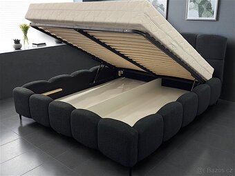 Manželská postel , uplne nový . Černá | 180x200 - 6