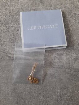 Dámský náramek au750 18k s diamantem 0,013cr - 6