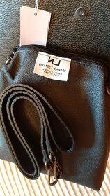 Kožená kabelka do ruky,  černá - 6