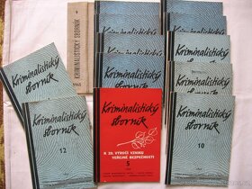 kriminalistický sborník ročník 1961, 1962,1965,1968 - 6