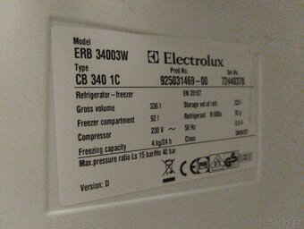 Kombi lednice Electrolux ERB 34003W v celku nebo náhradní dí - 6